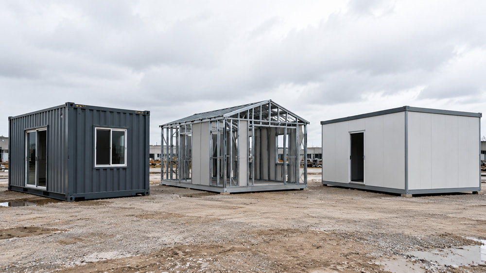 Container vs. Light-Gauge Steel vs. Modular Panel: Which Shelter Type Fits Your Project?